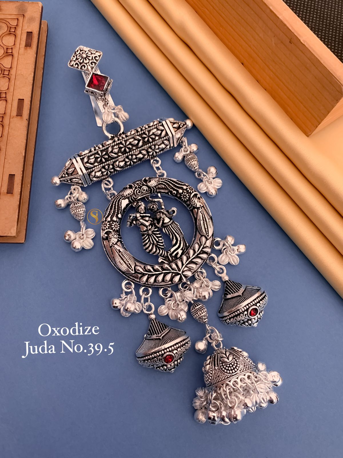 Designer Oxidise Silver Juda 2 Wholesale Shop In Surat
